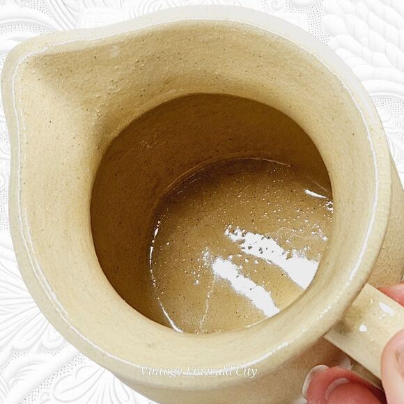 Vintage Robinson Ransbottom Pottery Roseville Ohio #850 1 Qt Pitcher Blue & Red - Picture 9 of 15